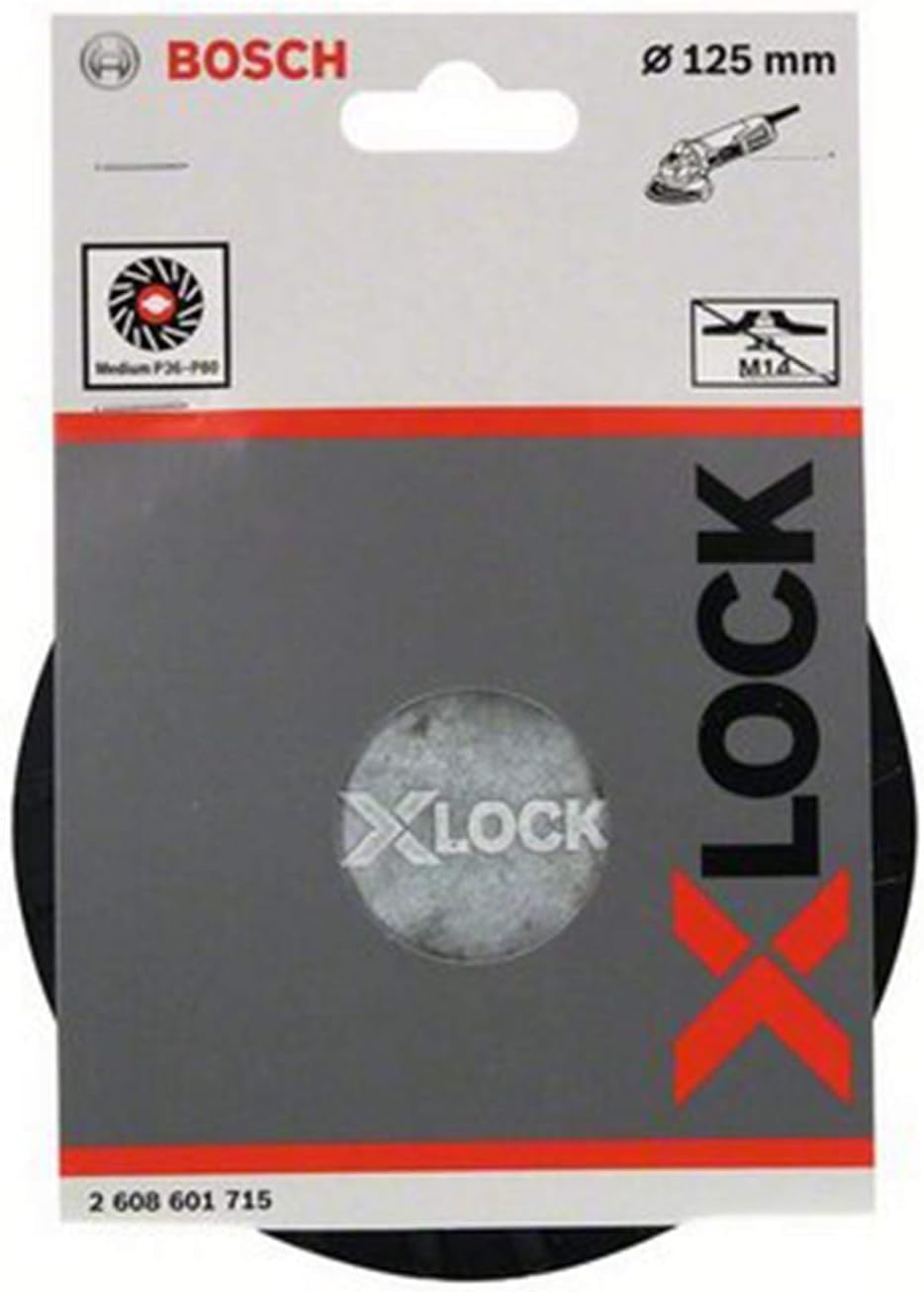 Bosch 1x PRO Backing Pad for Small Angle Grinders X-Lock, Medium (diameter 125 mm, Professional Accessory Small Angle Grinder) - Image 3
