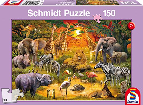 Schmidt Spiele Animals in Africa Puzzle (150 Piece)