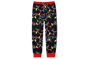 TUONROAD 7-16 Years Boys Christmas Pajama Pants Girls Sleepwear PJ Bottoms