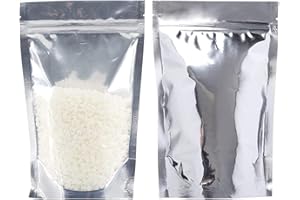 200 PACK Mylar Bags for Food Storage and Resealable Bags for Small Business Packaging Supplies Great for Party Favor Food Sto