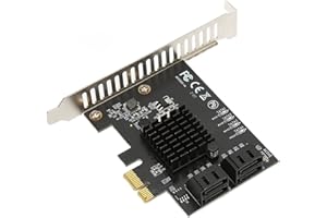 PCI E to SATA 3.0 Expansion Card, 4 Port SATA3.0 Interface Card, PCI E X1 X4 X8 X16 Interface, Controller Expansion Board for