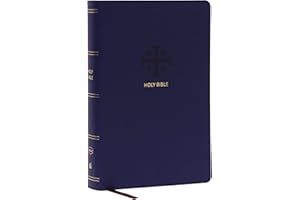 NKJV, End-of-Verse Reference Bible, Personal Size Large Print, Leathersoft, Blue, Red Letter, Thumb Indexed, Comfort Print: Holy Bible, New King James Version