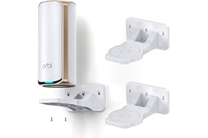 Orbi WiFi 7 Mesh Wall Mount Kit for Net Gear Orbi 370 970 770 870 360 Series and Nighthawk WiFi 7 Router RS200, RS280S,RS300,