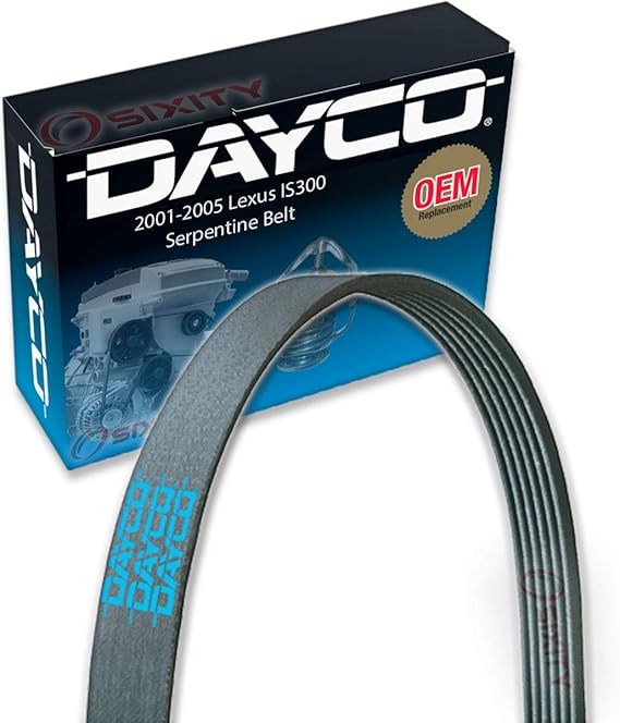 Dayco Serpentine Belt for 20012005 Lexus IS300 V Belt