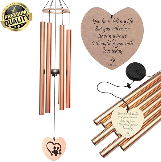 dog memorial wind chime