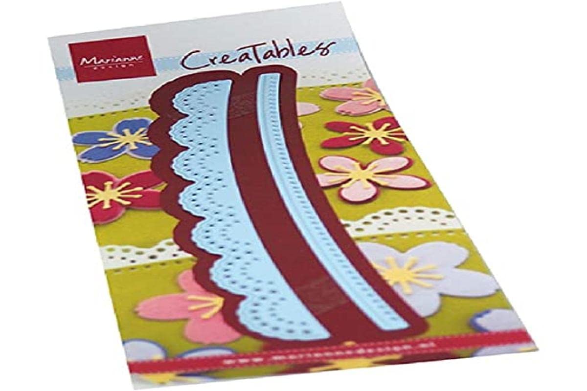 Marianne Design Creatables, Border Duo, for Paper Craft Projects, Light Blue, One Size