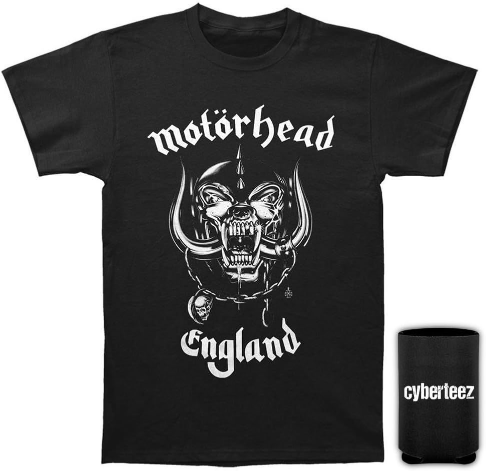 Cyberteez Motorhead England Men's T-Shirt + Coolie