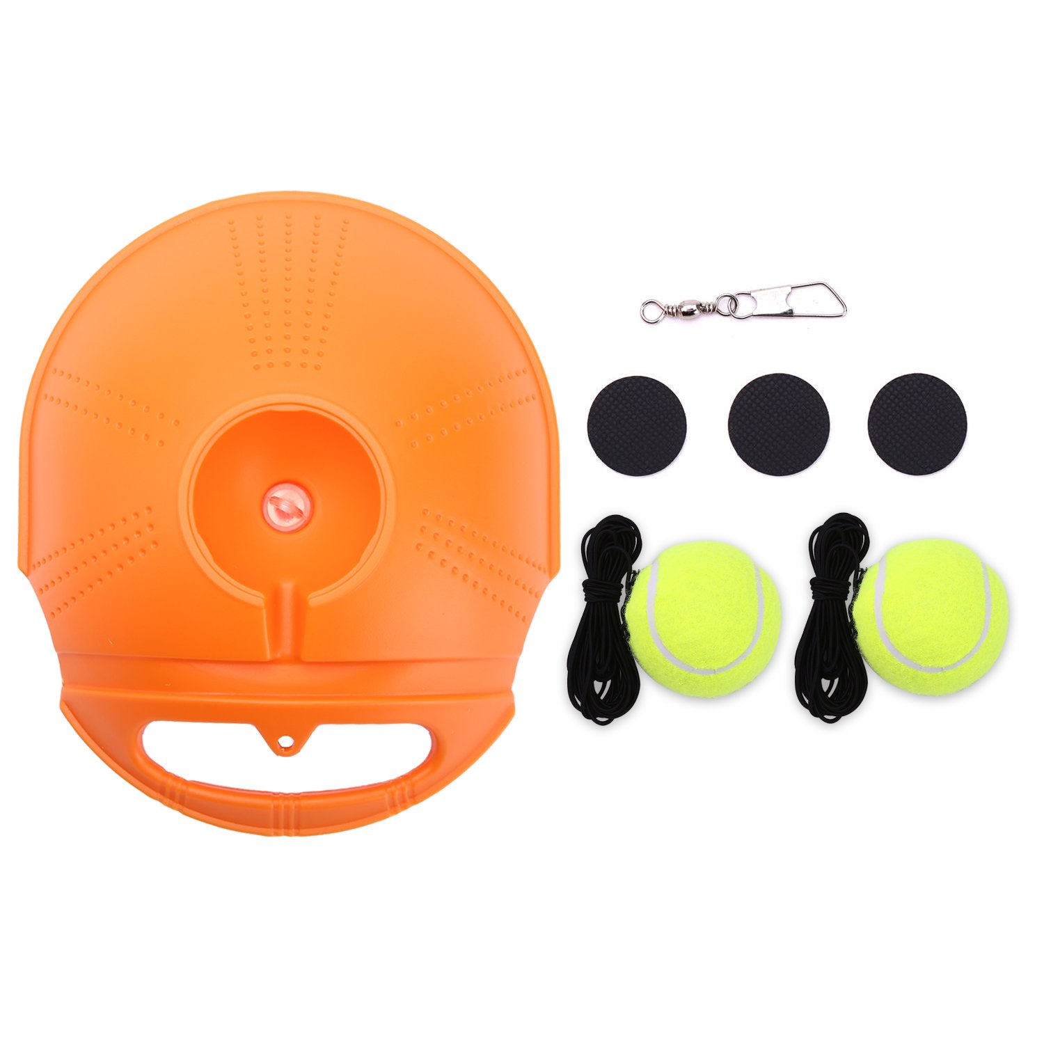 HUYIJJH Tennis Trainer Rebound Ball Set Self-study Practice Training Tool Sport Exercise Equipment for Kids Player Beginner (2 Balls)