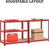Shine Planet 5 Tier Garage Shelves Metal Storage Racking 875kg Capacity view 3