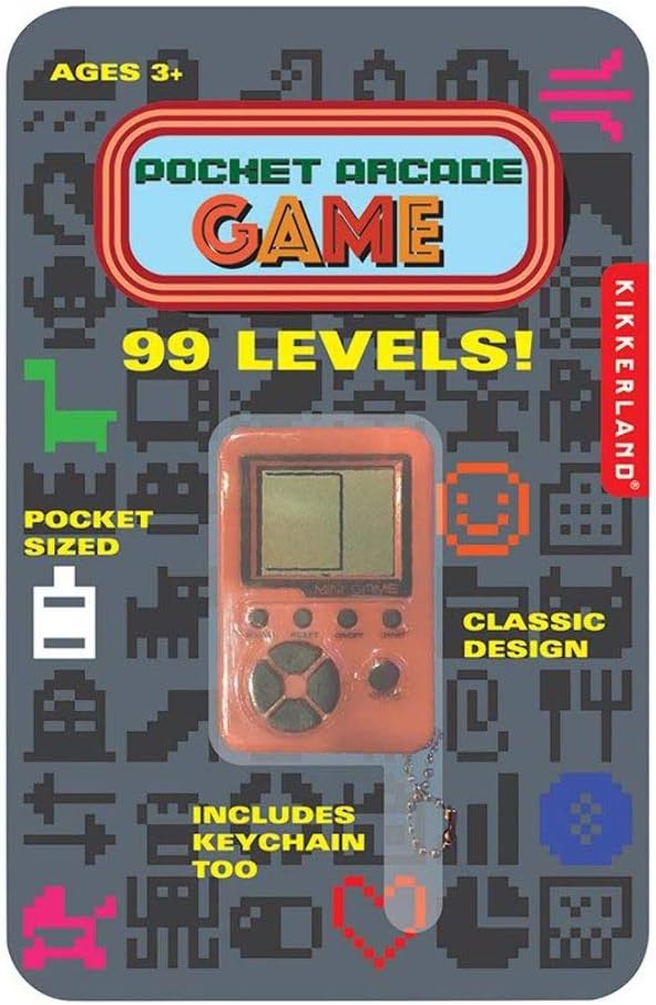 Kikkerland Pocket Retro Arcade Game