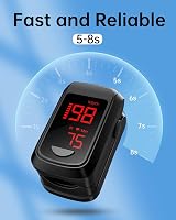HOLFENRY Fingertip Pulse Oximeter Oxygen Monitor for Adults view 4