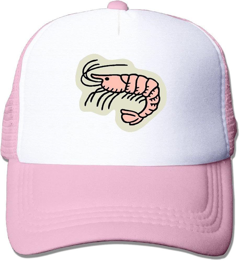 Mesh Hat Cooked Shrimp Cartoon Snapback Hats Adjustable Cap at Amazon Men’s Clothing store
