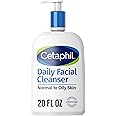 Cetaphil Face Wash, Daily Facial Cleanser for Sensitive, Combination to Oily Skin, 20 oz, Gentle Foaming, Soap Free, Hypoallergenic