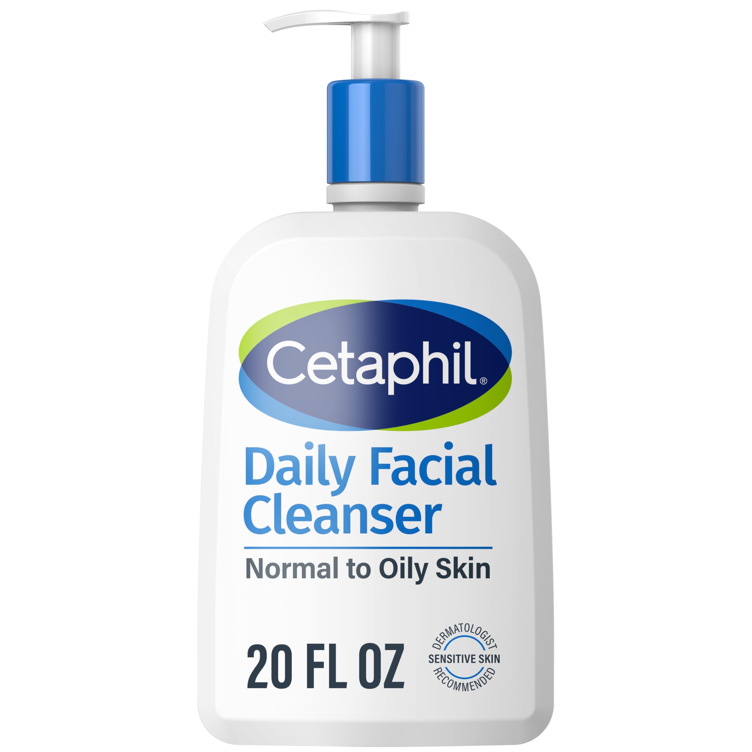 Photo 1 of Cetaphil Face Wash, Daily Facial Cleanser for Sensitive, Combination to Oily Skin, 20 oz, Gentle Foaming, Soap Free, Hypoallergenic