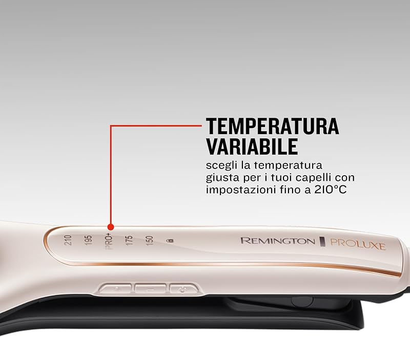 Arricciacapelli Piastra Onde, 4 Tipi Di Onde E Volume Ai Capelli, 5 Temperature, Cilindro Centrale Regolabile, Proluxe Ci91Aw, Rosa
