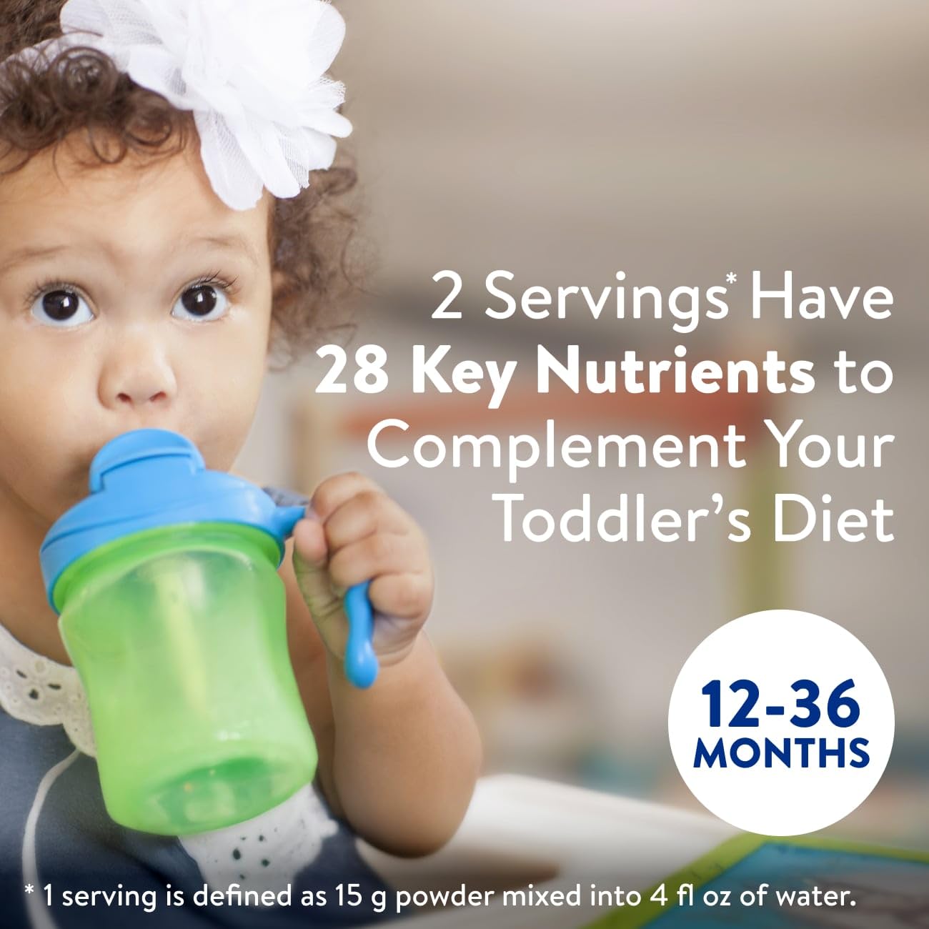 Go & Grow 360 Total Care by Similac Toddler Nutritional Drink, Has 5 HMOs, Powder, 24-oz Can