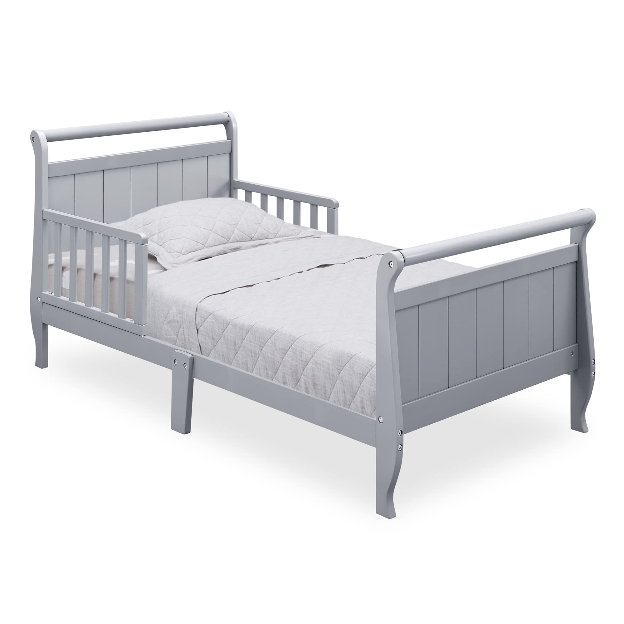 Delta Children Wood Sleigh Toddler Bed, Grey, Crib for sale | Las Vegas