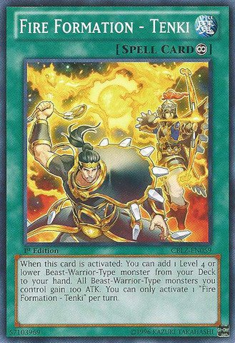 Yu-Gi-Oh! - Fire Formation - Tenki (CBLZ-EN059) - Cosmo Blazer - Unlimited Edition - Common