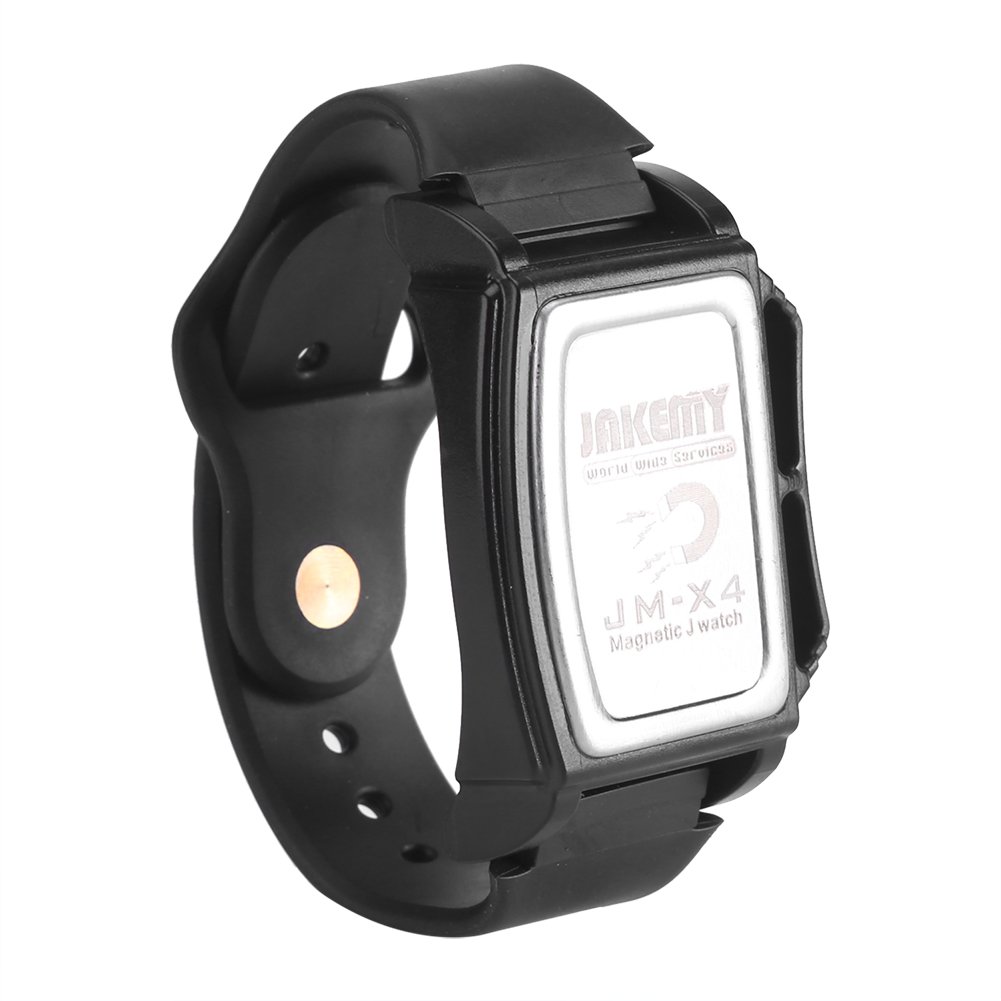 Magnetic Wristband Screws Nails Drill Bits Components Permanent Adsorption Loop for Storing Small Parts