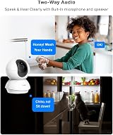 Tapo C210 2K 3MP Pan Tilt WiFi Indoor Security Camera Alexa Google Night Vision view 6