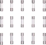 HUAREW 150pcs 5x20mm Fast Blow Glass Fuses 250V Assortment Kit 0.2A-20A view 4