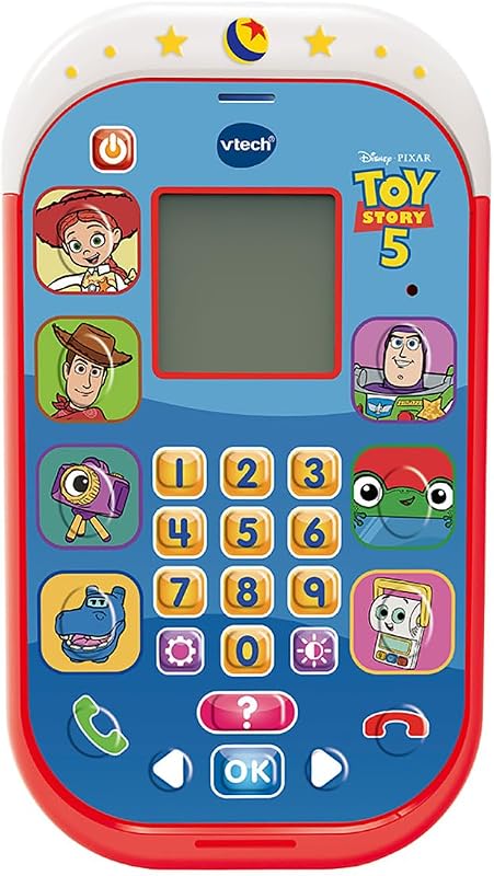 - Toy Story 5 Teléfono Educativo, Juguetes Electrónicos Niños +3 Años