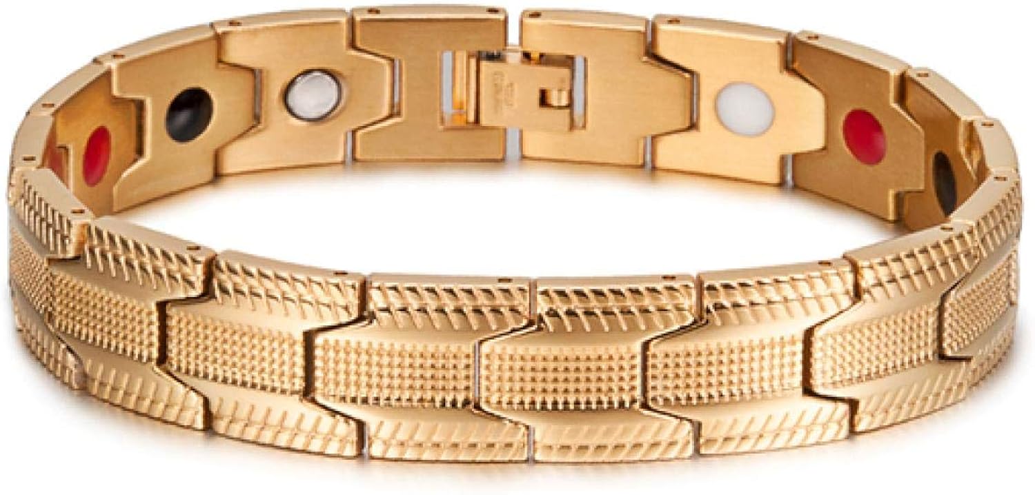 JPDP Stainless Steel Health Bracelet for Men and Women Light