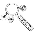 HOLLP Retirement Gifts Air Force Retired Keychain Military Retirement Gifts for Air Force Veteran