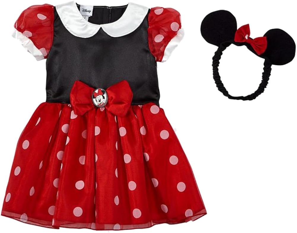 Disney Infant Toddler Girls Minnie Mouse Costume Red Baby