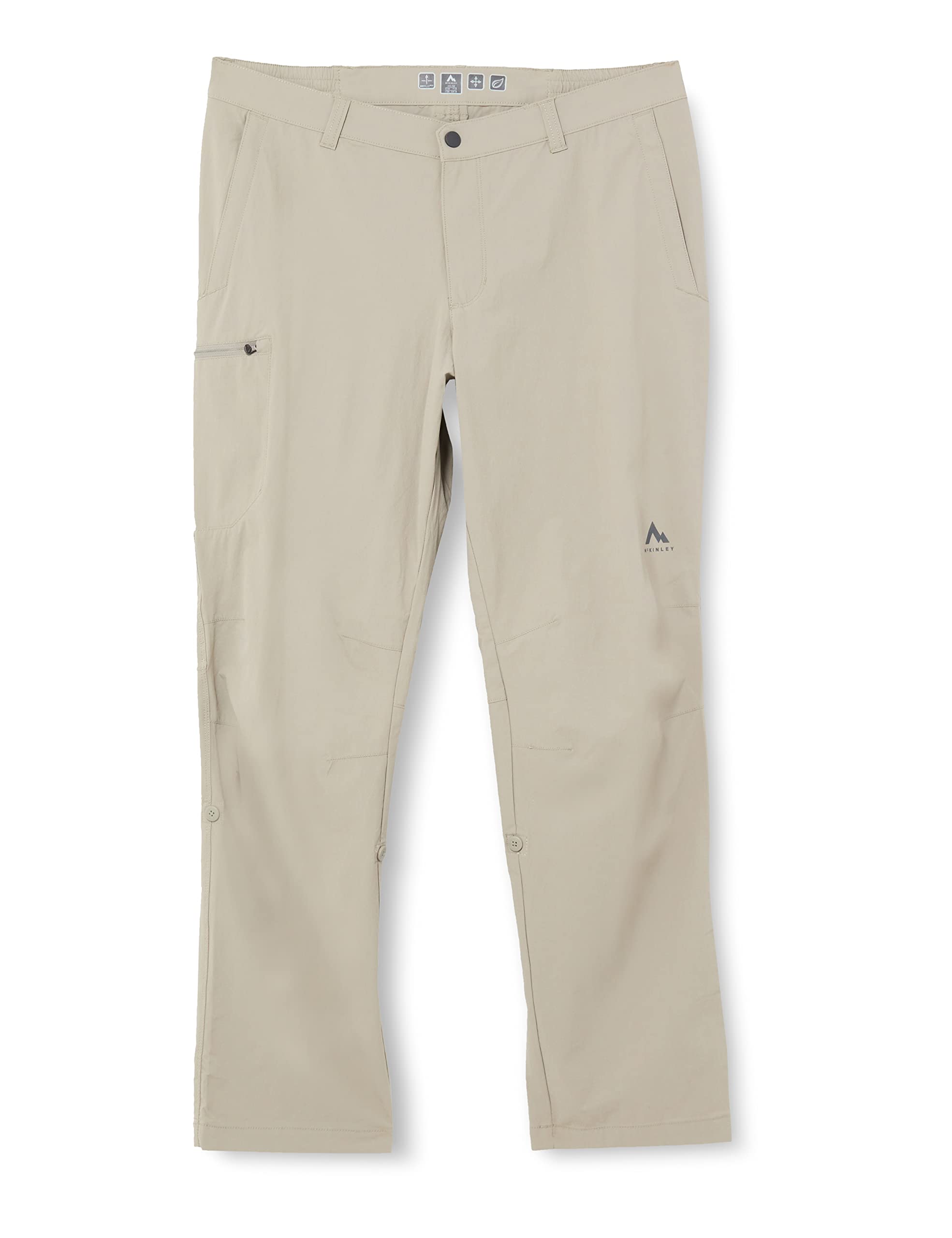 Mckinley Men Madok LG Pants - Grey, Size 98