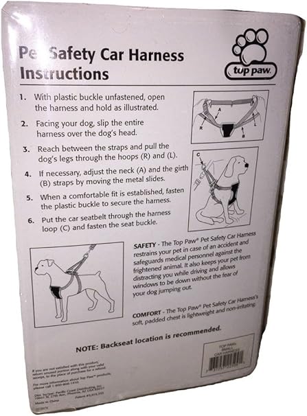 top paw car harness