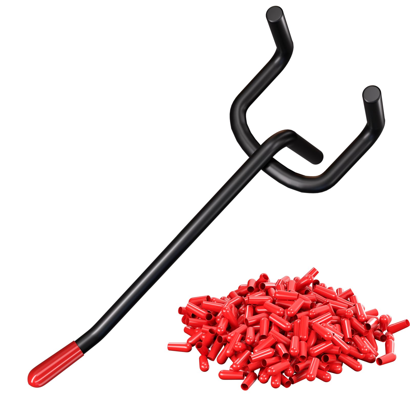 Photo 1 of Onsski 4in 50Pcs Pegboard Hooks for Hanging - Peg Board Organizer Accessories Fit New Metal Peg Board Storge Tool