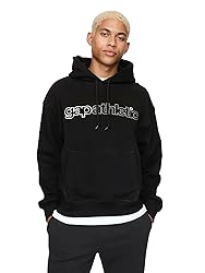 GAP mens Logo Fleece Hoodie True Black V2 L