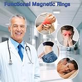 Vicmag 4X Strength Magnetic Copper Ring for Women 2 Pack Black Silver view 3