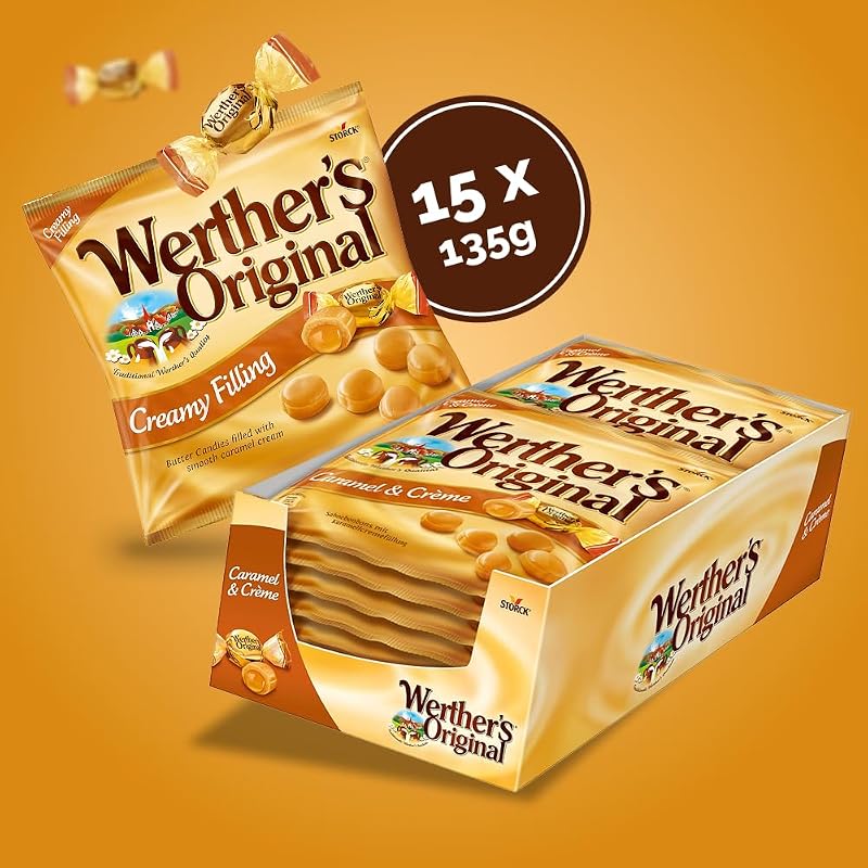 - Caramelos Relleno Caramelo - Pack 15 Bolsas x 135 g