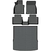 Auxko All Weather Floor Mats Cargo Liner Fit for Mazda CX-50 2026 2025 2024 2023 Not for Hybrid TPE Rubber Liners CX50 Accessories All Season Guard Odorless Anti-Slip Floor Mats Cargo Liner