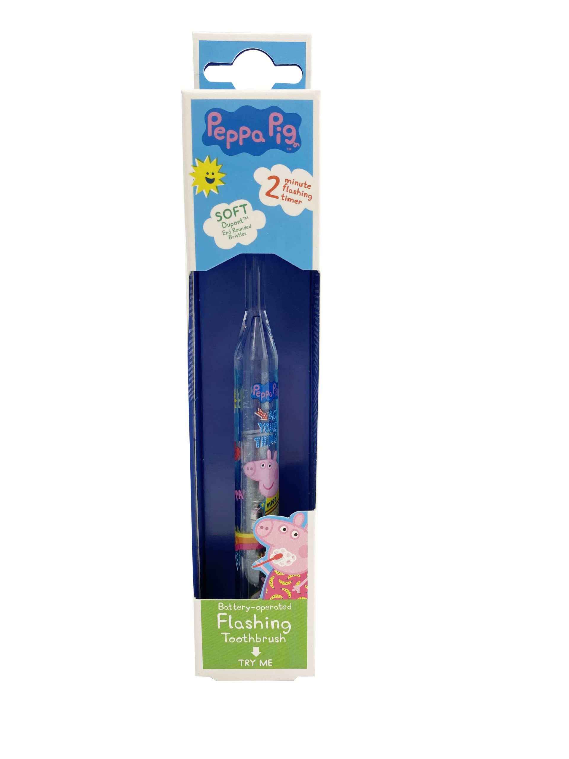 Peppa Pig Flashing Toothbrush Multi Coloured