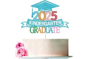 Bejotaa Kindergarten 2025 Graduate Cake Topper,Children Kids Boys Or Girls Class Of 2025 Graduate Party Decorations,Kindergarten Graduation Cake Topper