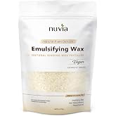 Emulsifying Wax, 100% Natural Plant Derived, Non-GMO, Cosmetic Grade; 6oz