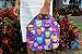 Insulated Neoprene Lunch Tote Bag - Large, Purple Owls