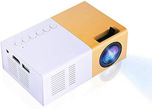 Amazon Com Fosa Mini Projectors Home Cinema Projector Portable 1080p Led Projector Indoor Outdoor Movie Projectors Support Laptop Pc Smartphone Hdmi Great Gift Pocket Projector For Party Camping Yellow Electronics