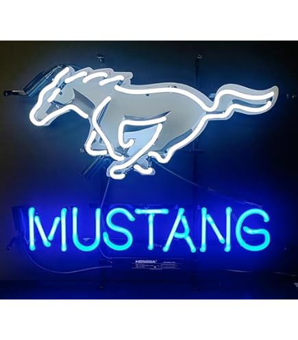Amazon.com: Neonetics 5SMLFM Ford Mustang Junior Neon Sign by
