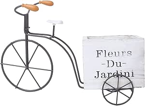 YARNOW Decoración para El Hogar Bicicleta Caja de Flores de ...