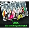 10pcs-Fishing-Lure-Spinnerbait-Bass-Trout-Salmon-Hard-Metal-Spinner-baits-kit-with-2-Tackle-Boxes-by-Tbuymax