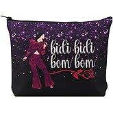 XYANFA Singer Makeup Bag Bidibidi BomBom Latin Dance Lyric Gift Singer Fans Zipper Pouch Purse Crossbody Bag