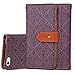 iphone 6S Plus Leather Wallet Case,Auker Durable Folio Flip Vintage Fold Stand Case Full Body Shock Scratch Drop Protection Pocket Purse Cover with Card Holders/Wrist Strap for Women/Men-Purple