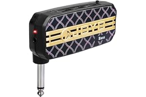 AITONE Bass Headphone Amp Mini Guitar Bassist Practice Amplifier with Aux in Portable (JA-03)