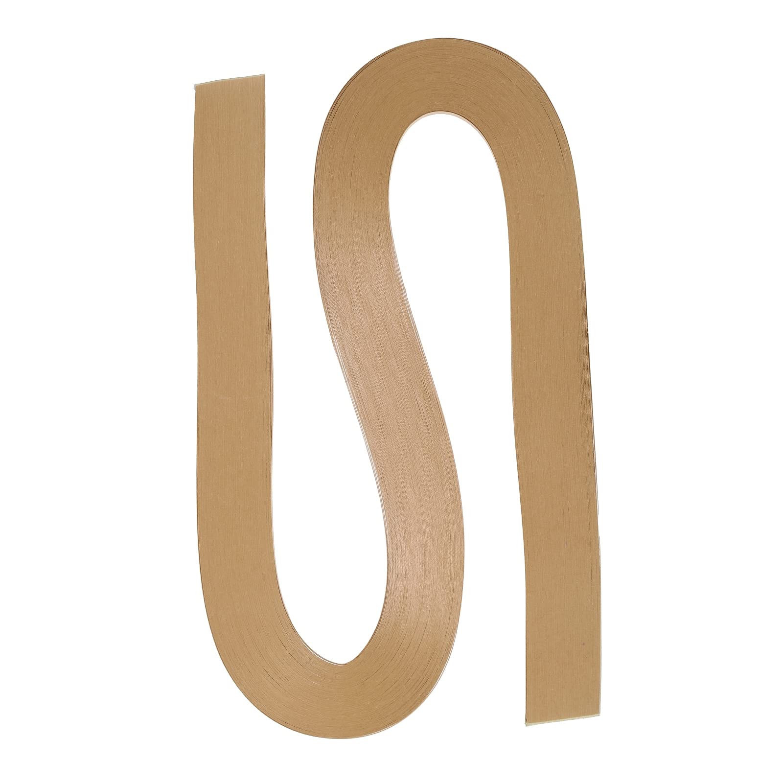 PATIKIL Quilling Strips Paper 120pcs 1/8"(3mm) 54cm Origami Paper Quilling Strip for Art DIY Hand Craft Christmas Light Brown