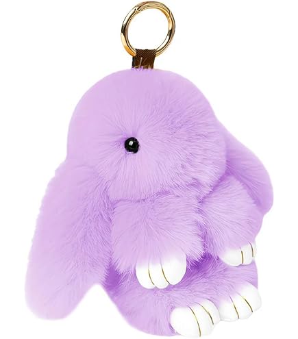 Amazon.com: Plush Bunny Keychains for Backpacks,Bunny Cute Plush