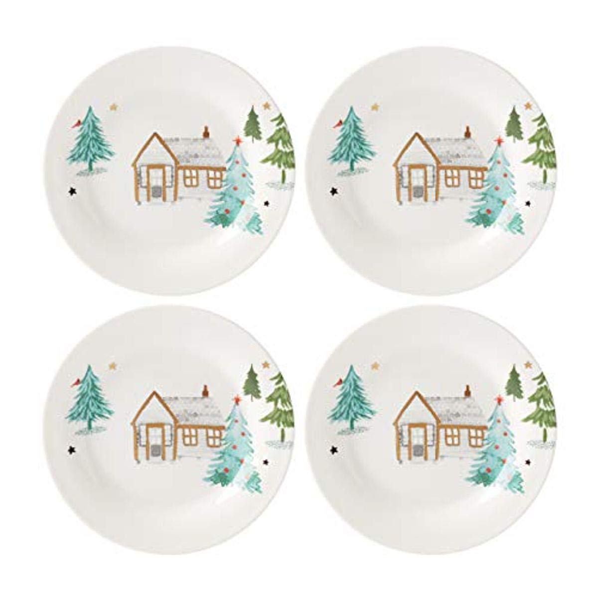 Lenox Balsam Lane 4 Piece Tidbit Plate Set 2 05 LB Green Tidbit Plat | amzdealz